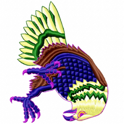 Eagle And Falcon Embroidery Design 1 Eagle And Falcon Embroidery Design 1
